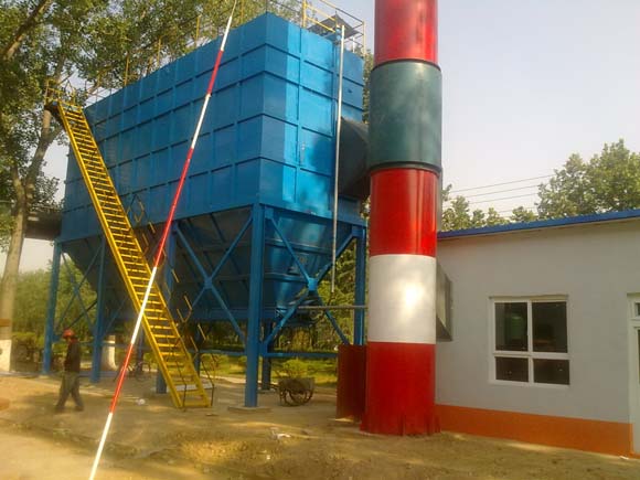 山西臨汾LCM-1600長袋脈沖除塵器安裝完畢(圖) 山西臨汾LCM-1600長袋脈沖除塵器安裝完畢(圖)