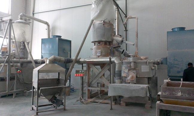 河北雄縣PVC混料機(jī)、擠出機(jī)除塵系統(tǒng)除塵器已交付使用